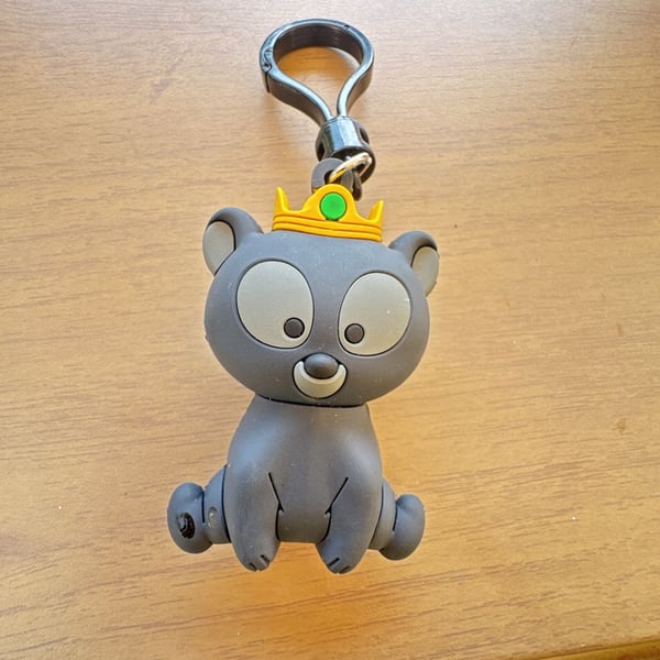 Disney Brave Mor'Du Bear Figural Bag Clip Keychain