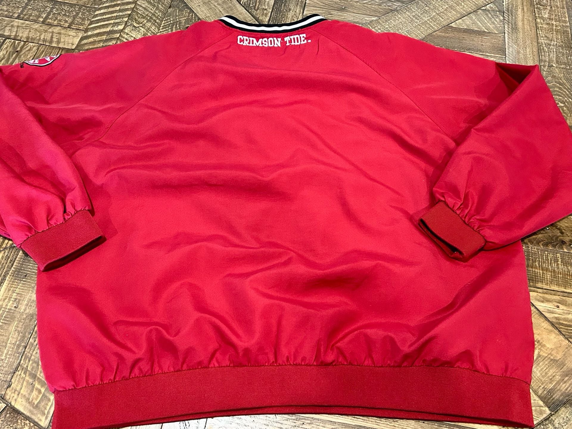Cadre Alabama Crimson Tide Windbreaker Pullover Jacket Size XXL Red 10