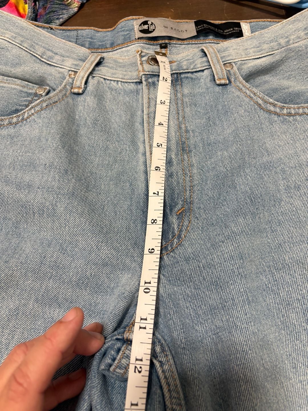 Vintage Levi's SilverTab '94 Baggy Size W31 L31 Distressed Jeans 15