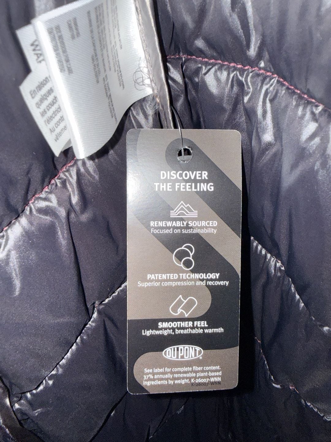Calvin Klein Shine Packable Puffer Coat Size S Burgundy Down 7