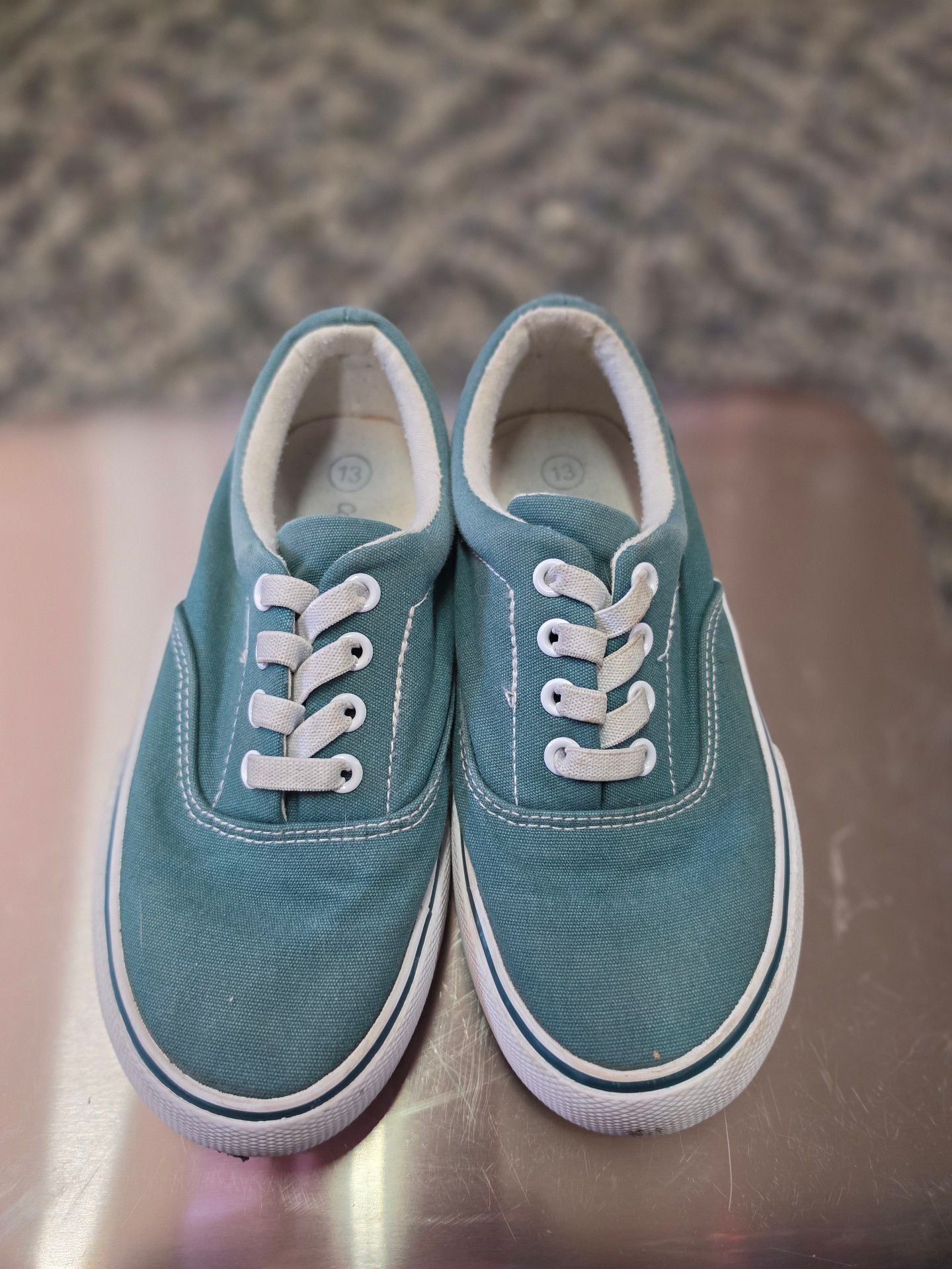 Cat & Jack Canvas Sneakers Size 13 Blue 2