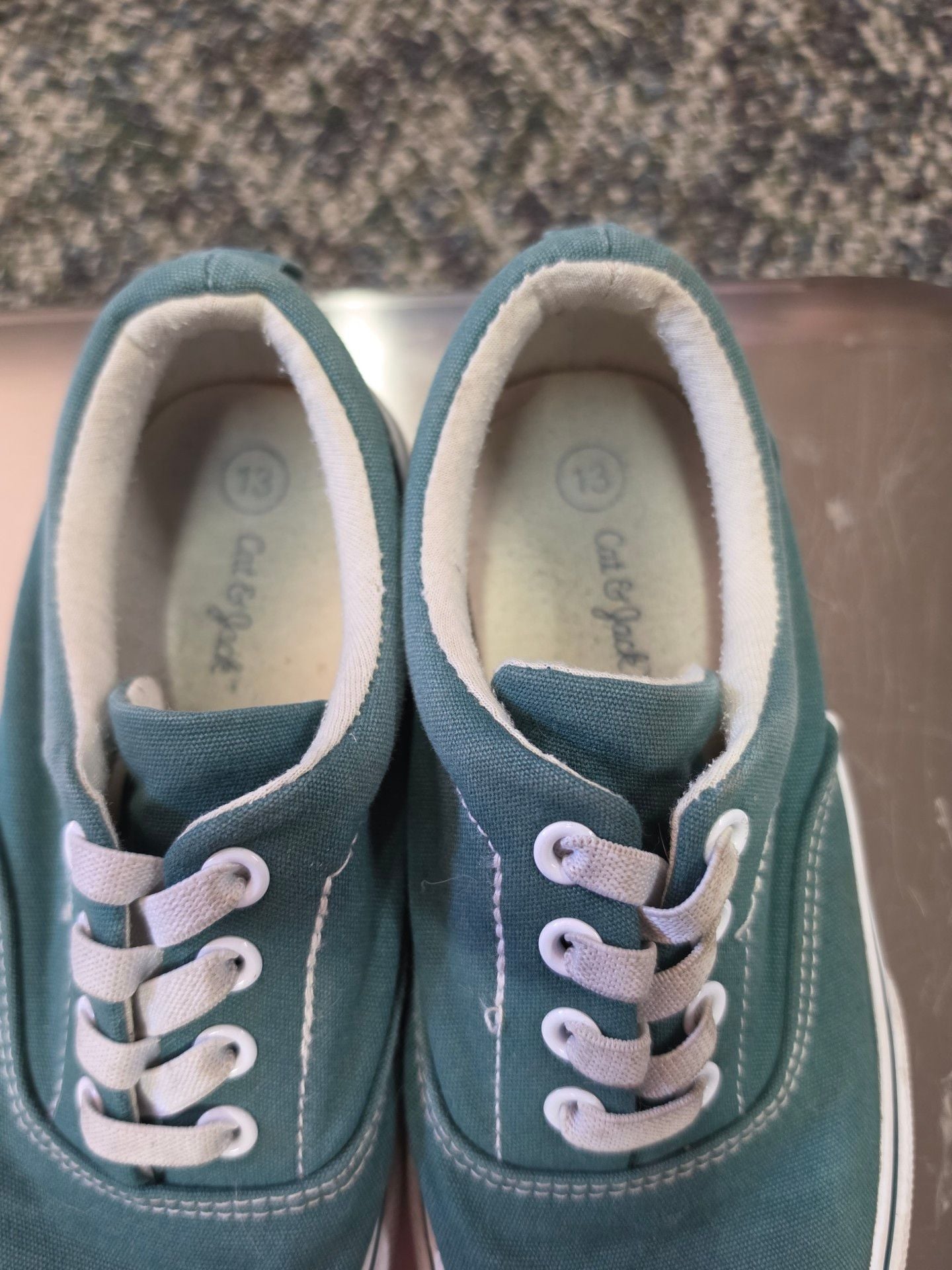 Cat & Jack Canvas Sneakers Size 13 Blue 3