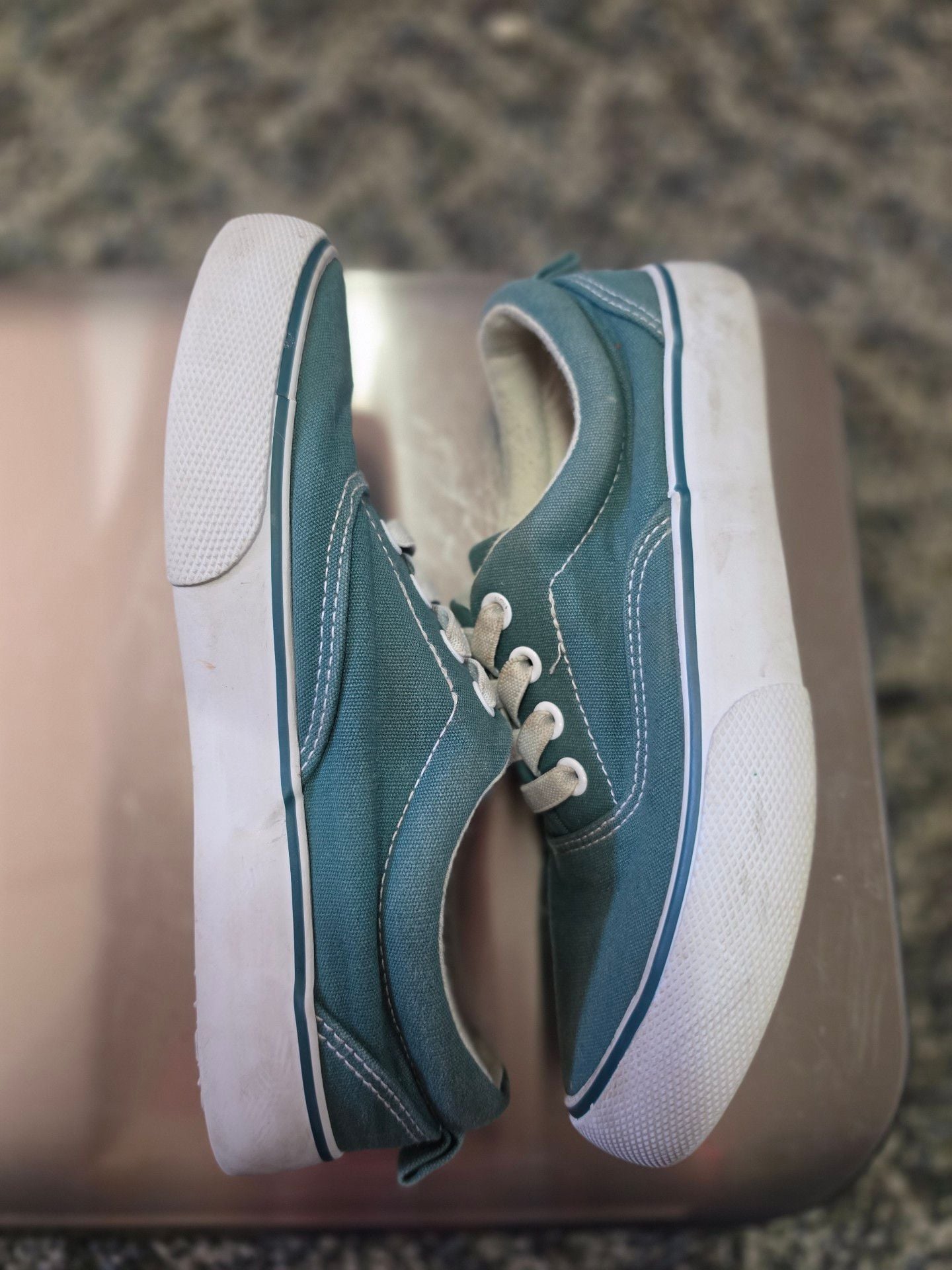 Cat & Jack Canvas Sneakers Size 13 Blue 4