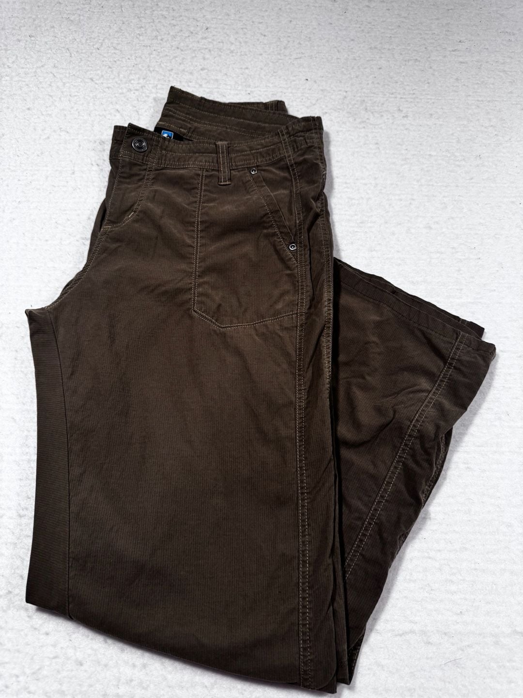 KUHL Women’s Corduroy Pants Size 14 Regular Olive Green 2
