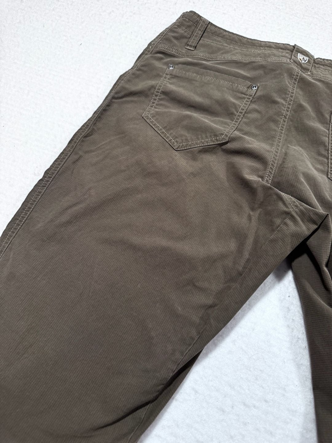 KUHL Women’s Corduroy Pants Size 14 Regular Olive Green 11