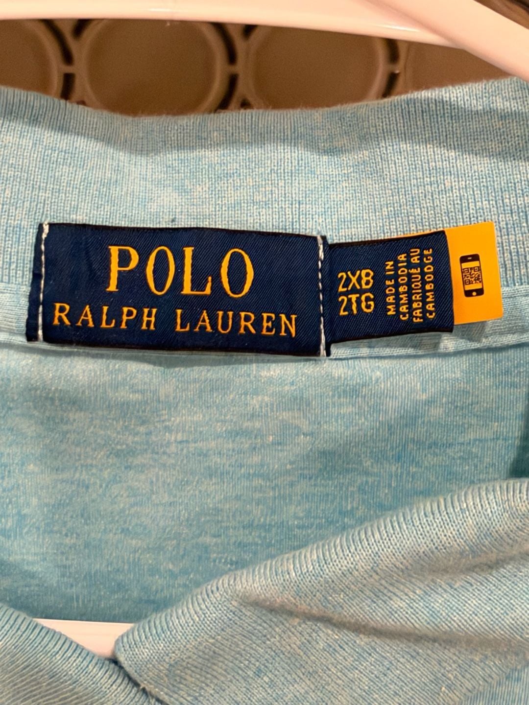 Polo Ralph Lauren Classic Fit Polo Shirt Size 2XB 2TG Light Blue Soft Cotton 4