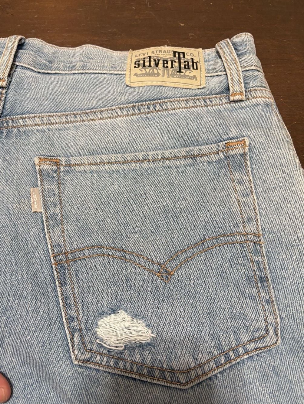 Vintage Levi's SilverTab '94 Baggy Size W31 L31 Distressed Jeans 12