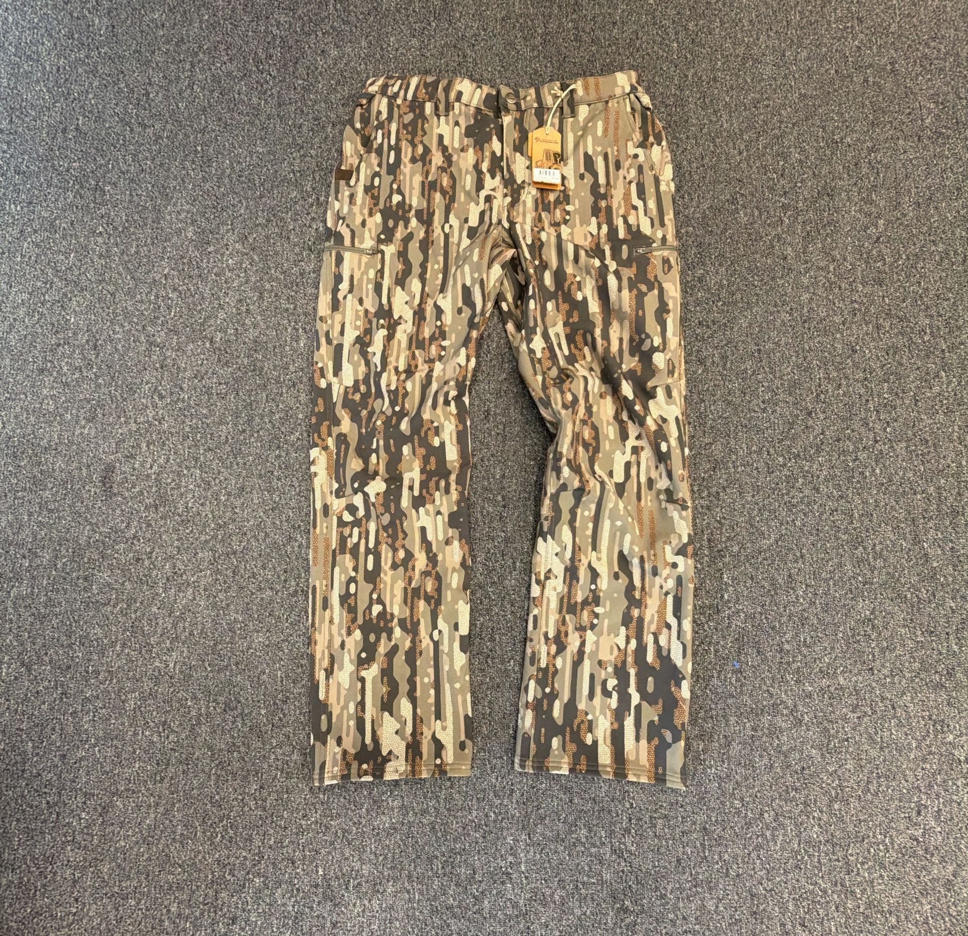 Duck Camp Tracker Pants Size 34R Woodland Camo 2