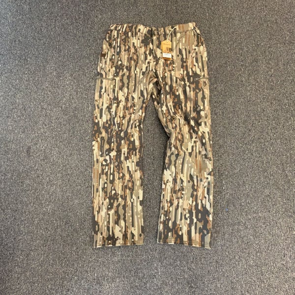 Duck Camp Tracker Pants Size 34R Woodland Camo