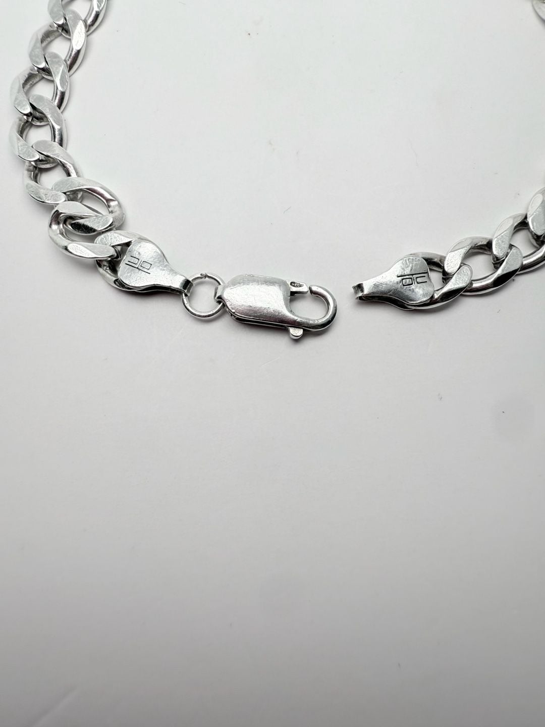 925 Italian Made Curb Chain Necklace 925 Sterling Silver 6