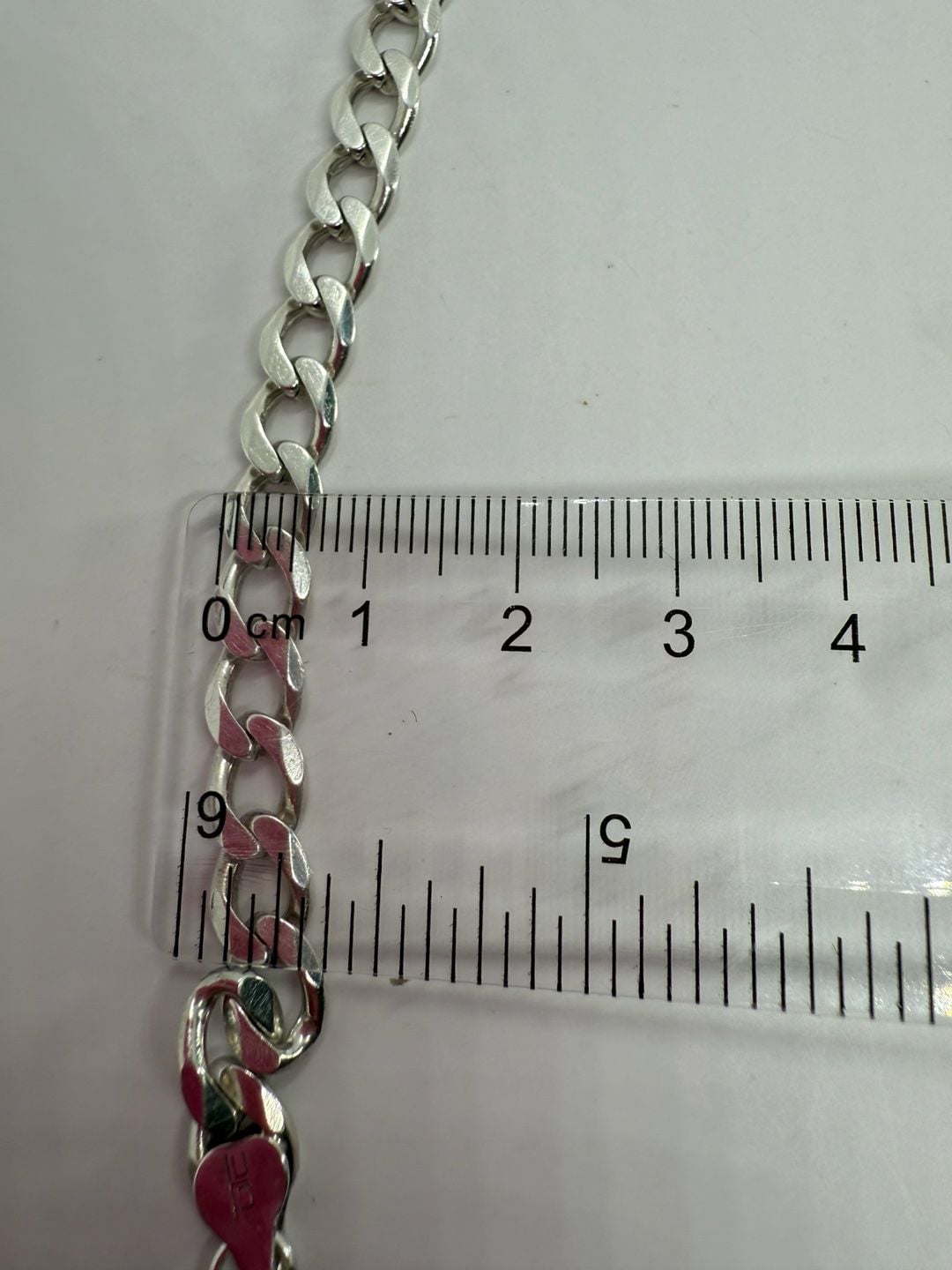 925 Italian Made Curb Chain Necklace 925 Sterling Silver 7