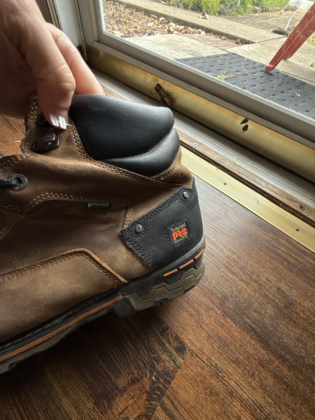Timberland Pro Boondock Work Boots Brown Leather 4