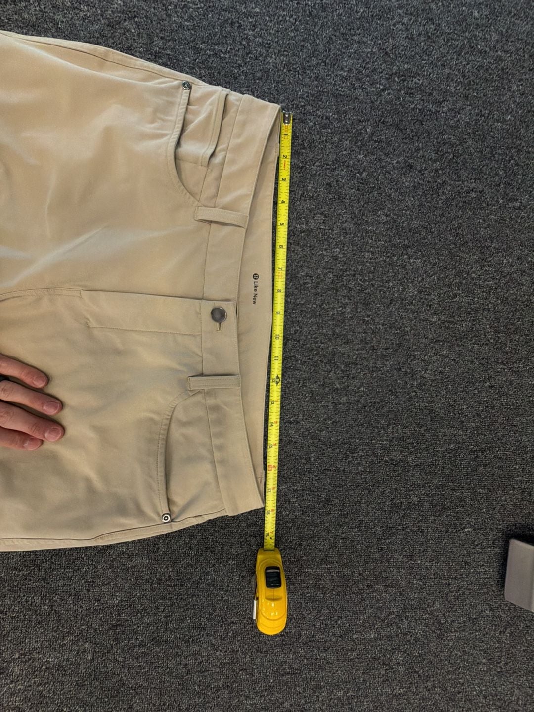 Lululemon ABC Pant Slim 34 Tan Stretch Cotton 5-Pocket 4