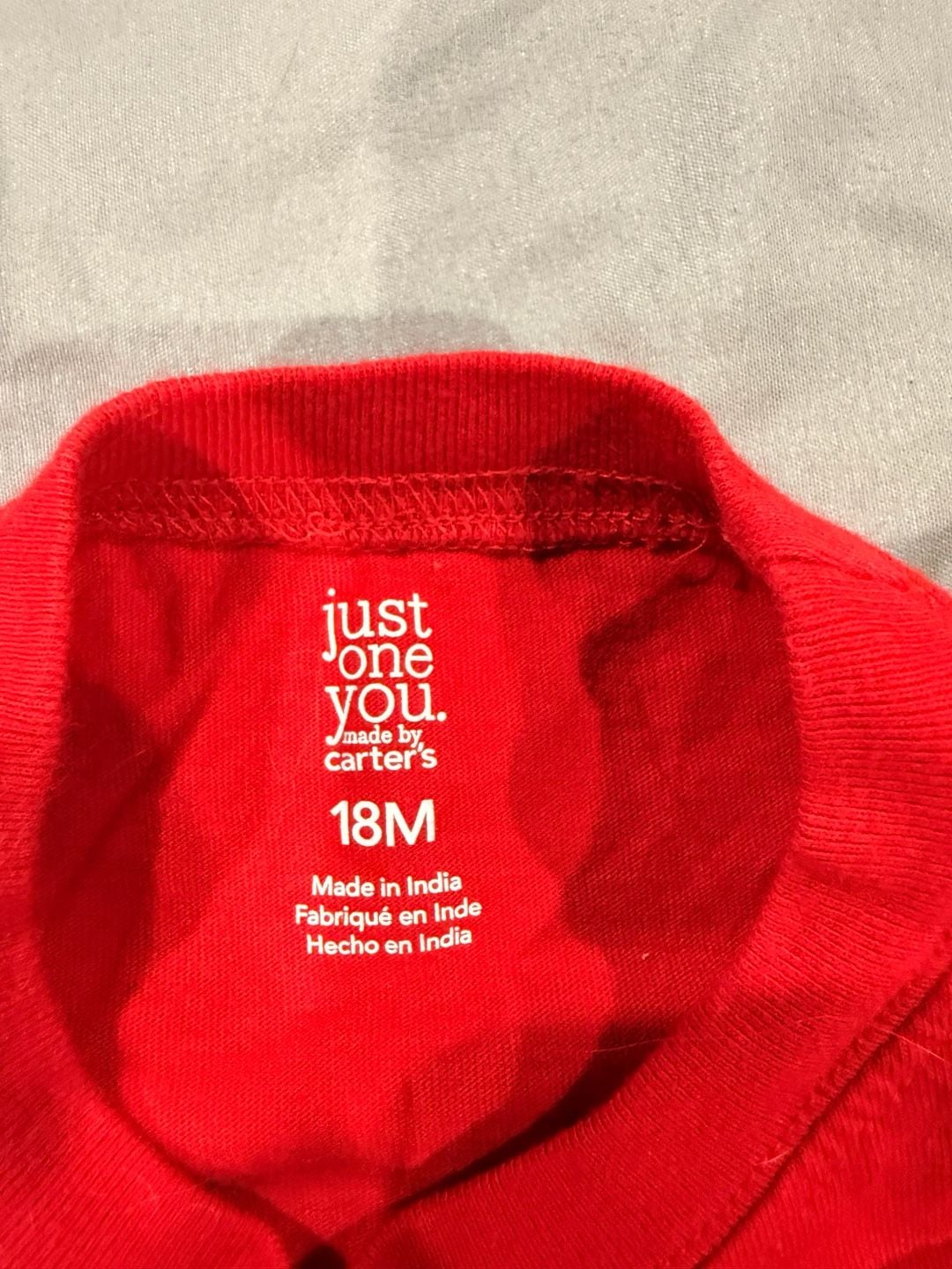 Just One You By Carter'S All Heart Size 18M Red 3