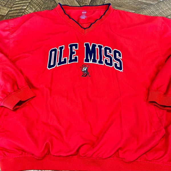 NCAA Ole Miss Rebels Windbreaker Pullover Jacket