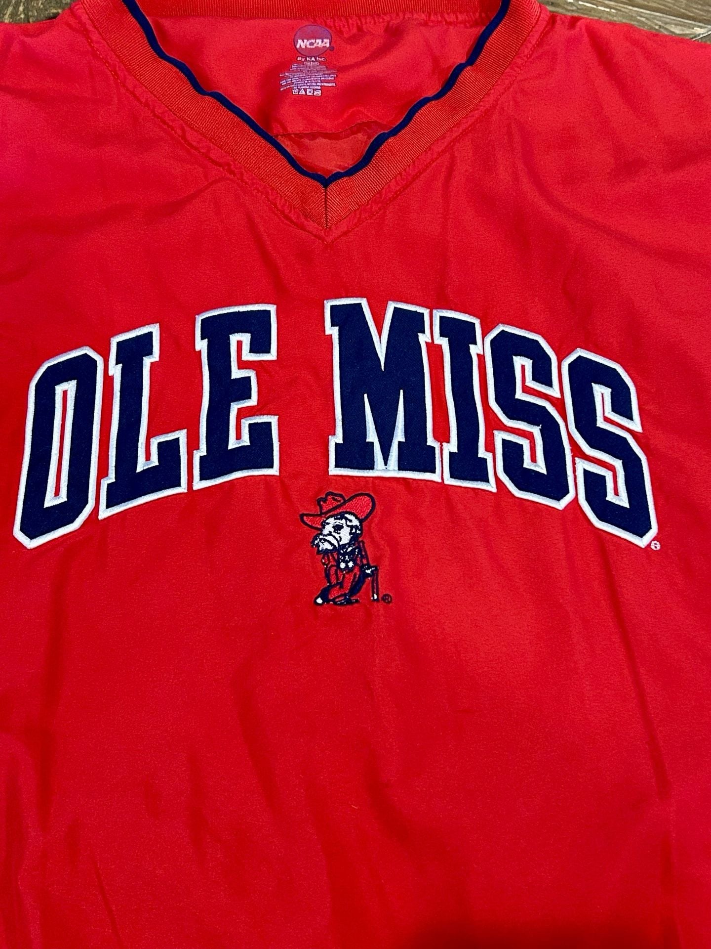 NCAA Ole Miss Rebels Windbreaker Pullover Jacket 3