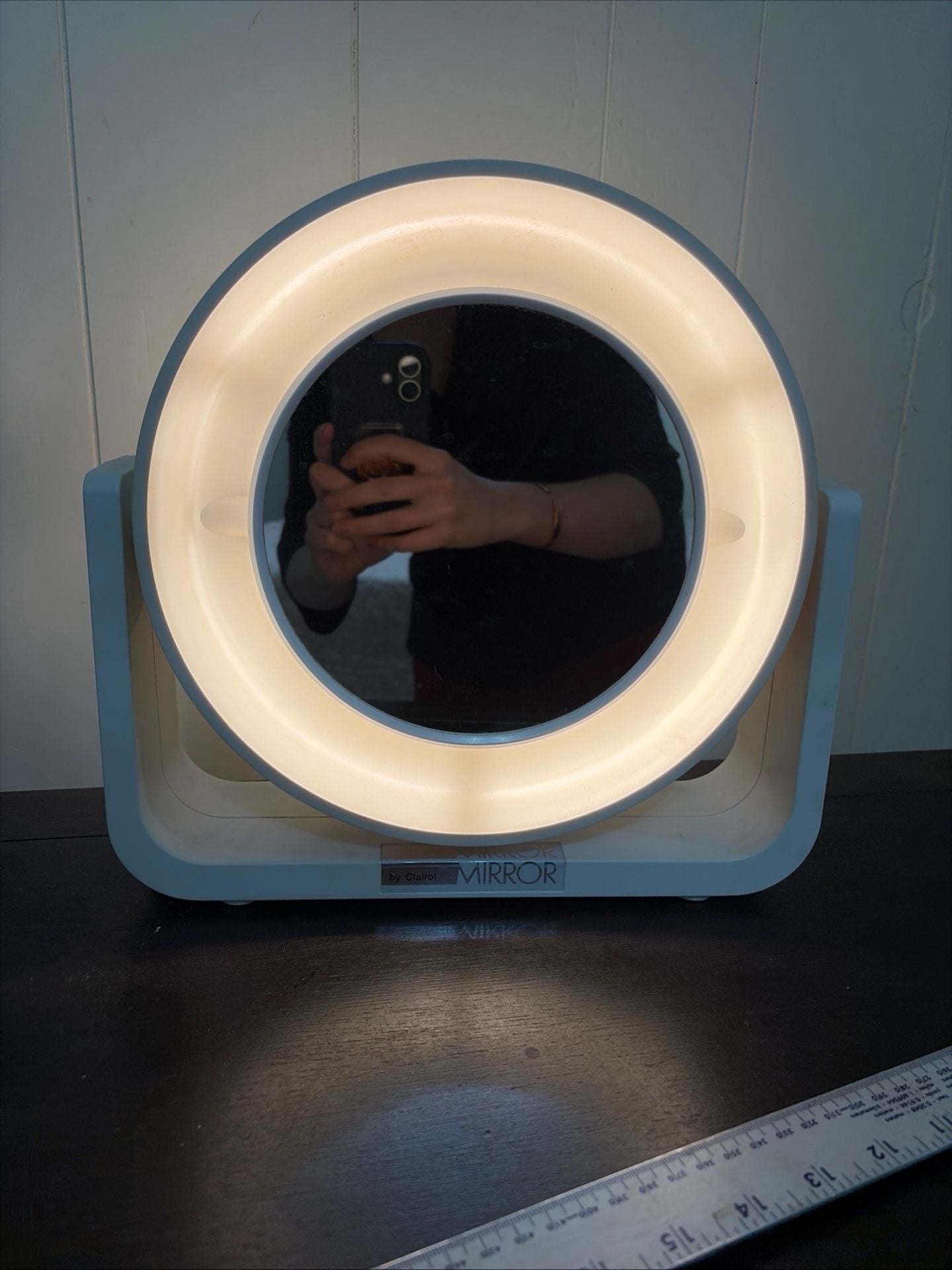 Vintage 1970s Clairol table vanity Mirror RM-2 Lighted Pivoting 2