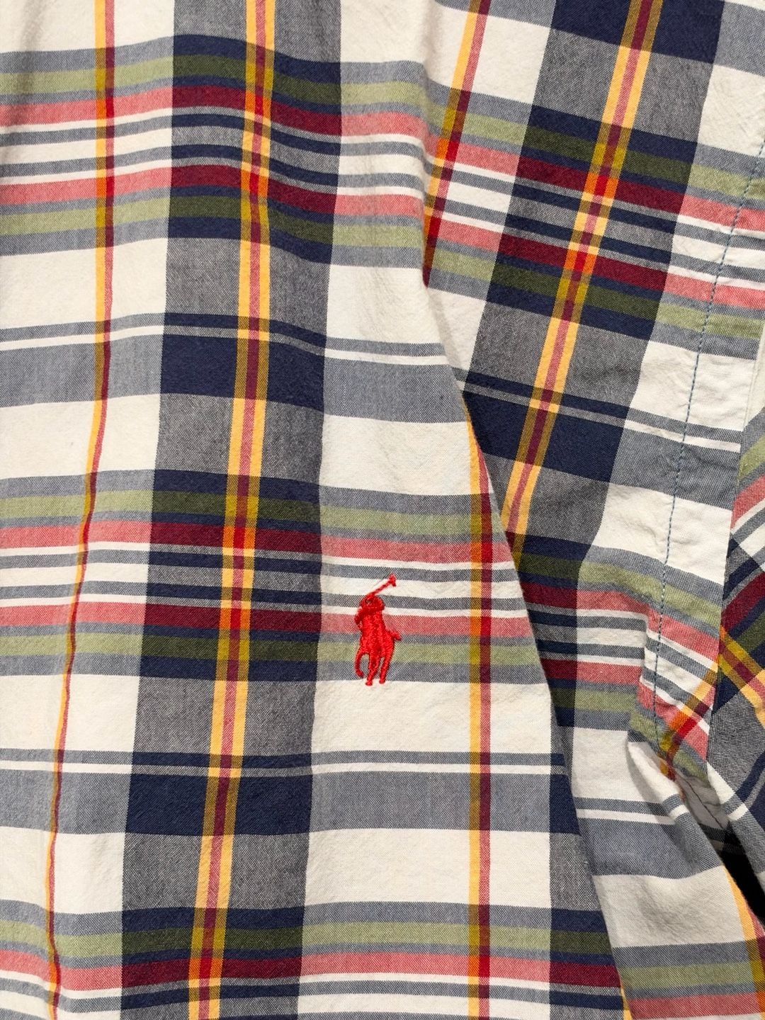 Ralph Lauren Classic Fit Plaid Short Sleeve Button-Down Shirt XLT Tall 3