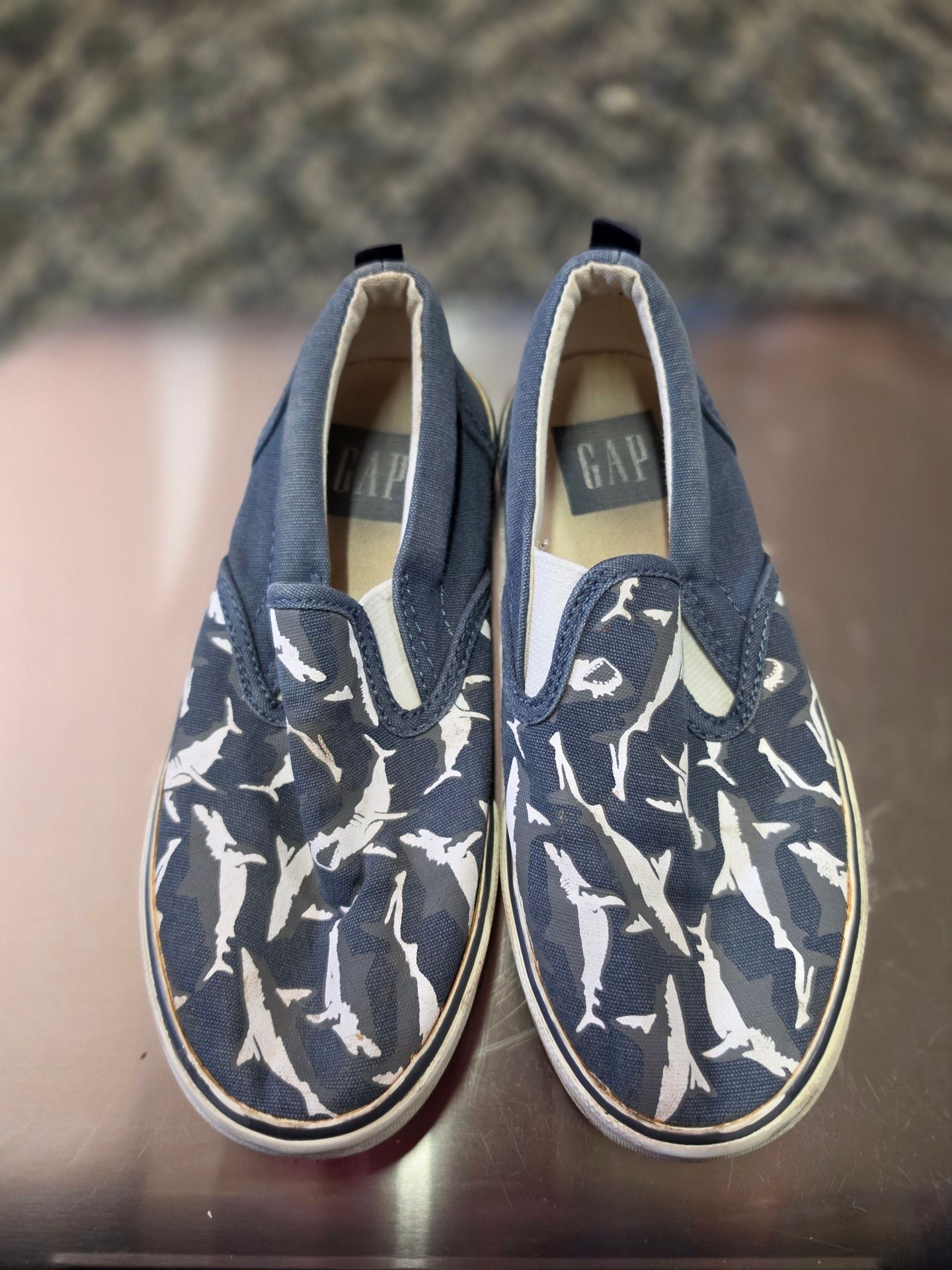 Gap Shark Print Slip On Sneakers 2
