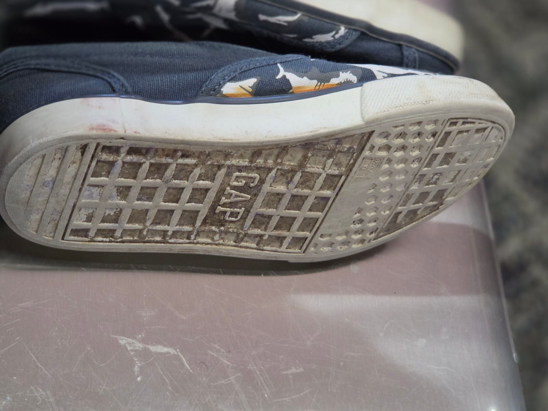 Gap Shark Print Slip On Sneakers 6