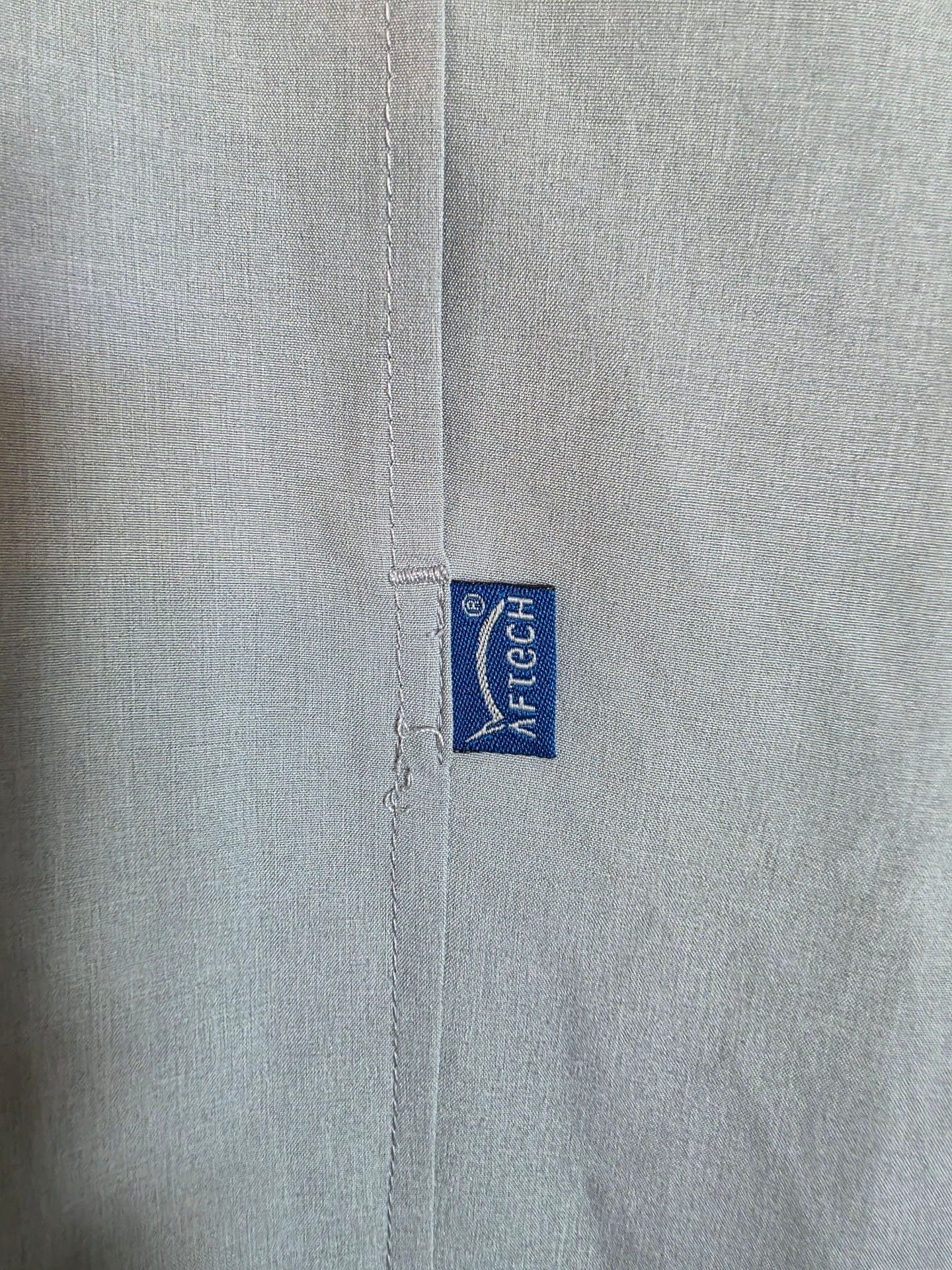 AFTCO Short Sleeve Fishing Shirt Size L Gray Button Down 6