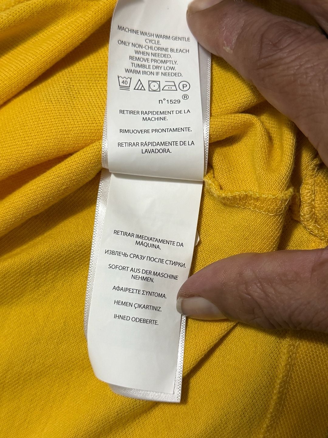 Polo Ralph Lauren Ringer Crew T-Shirt Size XXL Yellow Cotton 5
