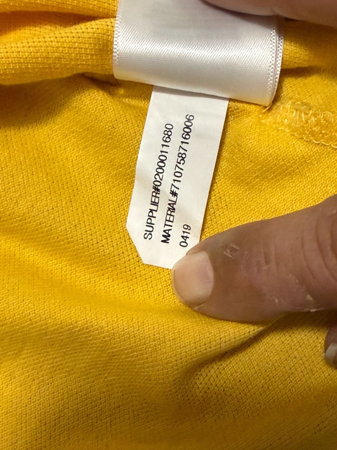 Polo Ralph Lauren Ringer Crew T-Shirt Size XXL Yellow Cotton 10