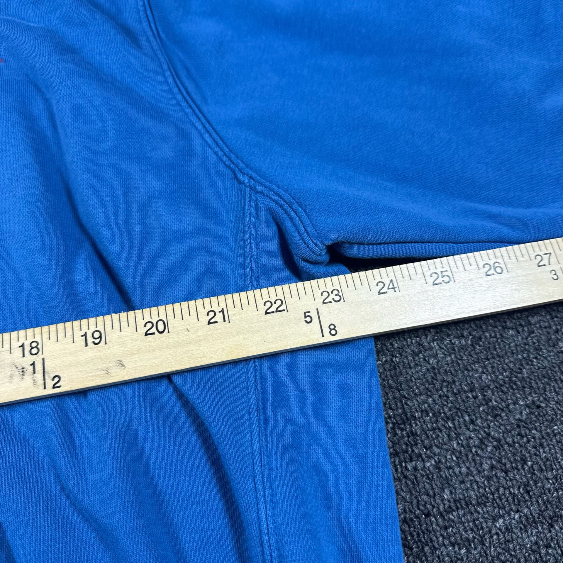 Nike Multi Logo Embroidered Hoodie Blue 7