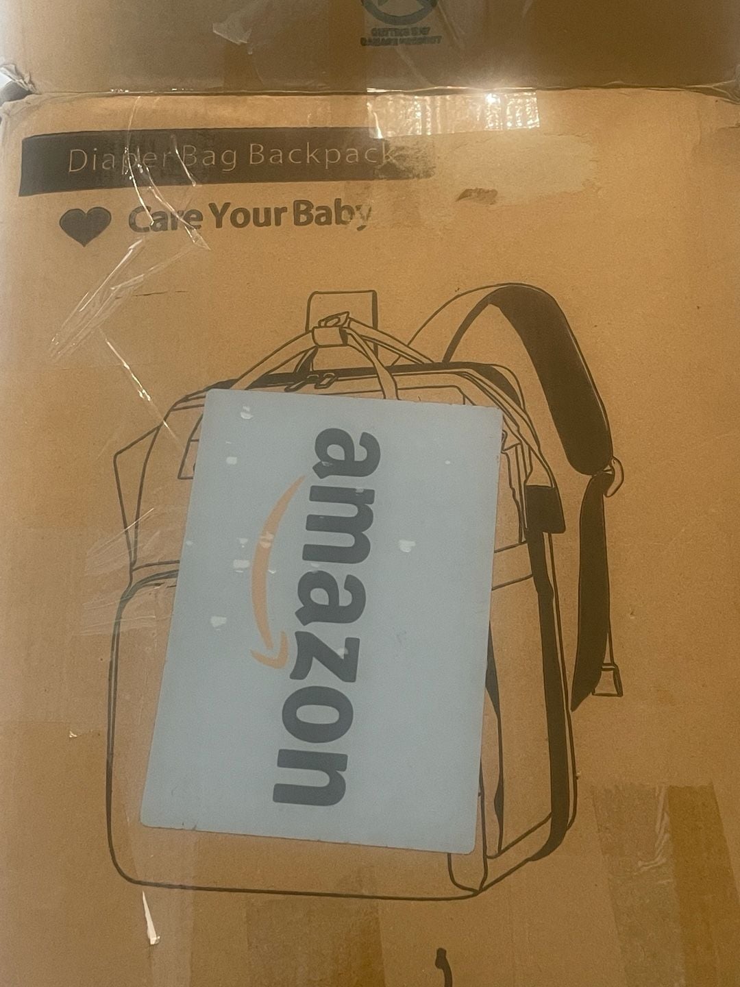 Good Mum Diaper Backpack Gray Quilted Travel Bag 14