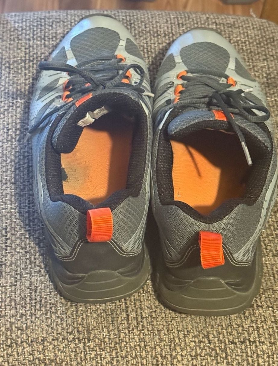 Merrell Moab Edge Hiking Shoes Gray Orange 4