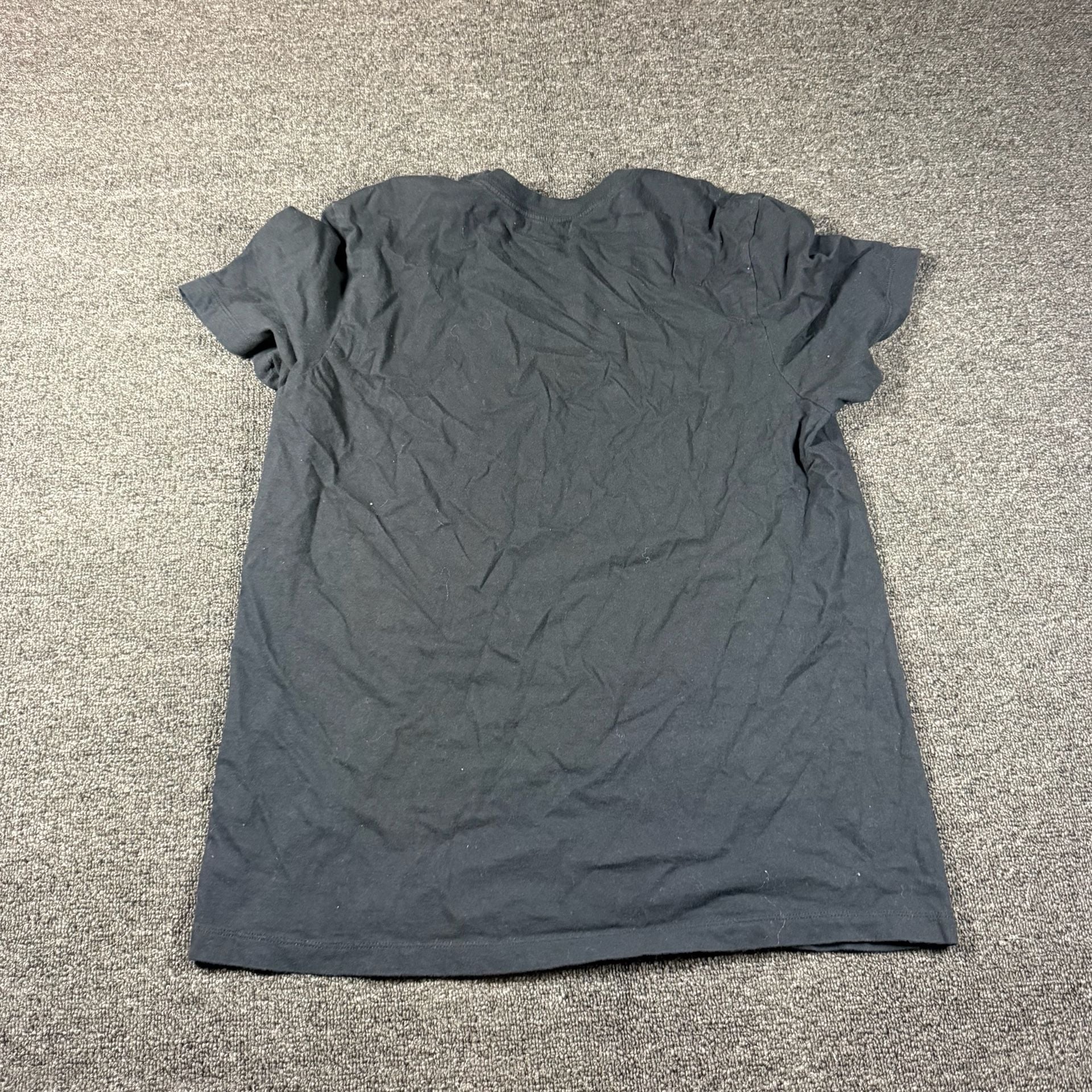 Nike The Nike Tee Size L Black Globe Logo T-Shirt 6