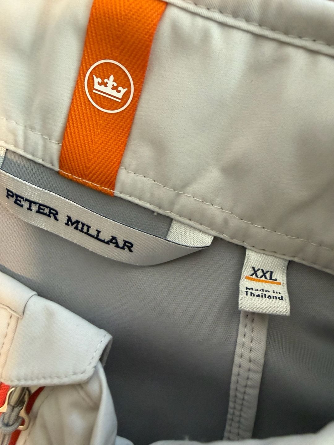 Peter Millar Quilted Vest Size XXL White Lake Nona Golf 7