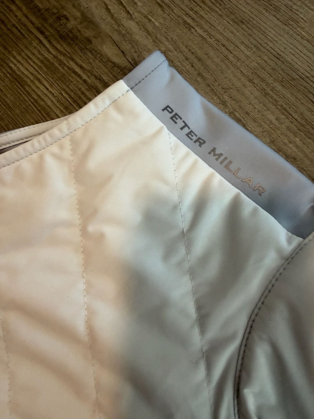 Peter Millar Quilted Vest Size XXL White Lake Nona Golf 8