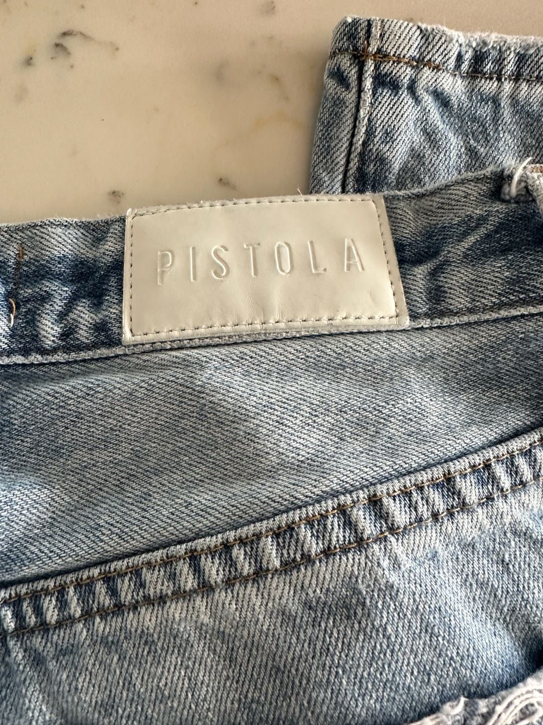Pistola Denim Ankle Jeans Size 25 Light Wash Distressed 5