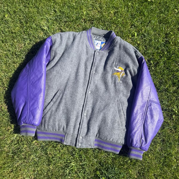 Logo Athletic Minnesota Vikings Large Varsity Jacket
