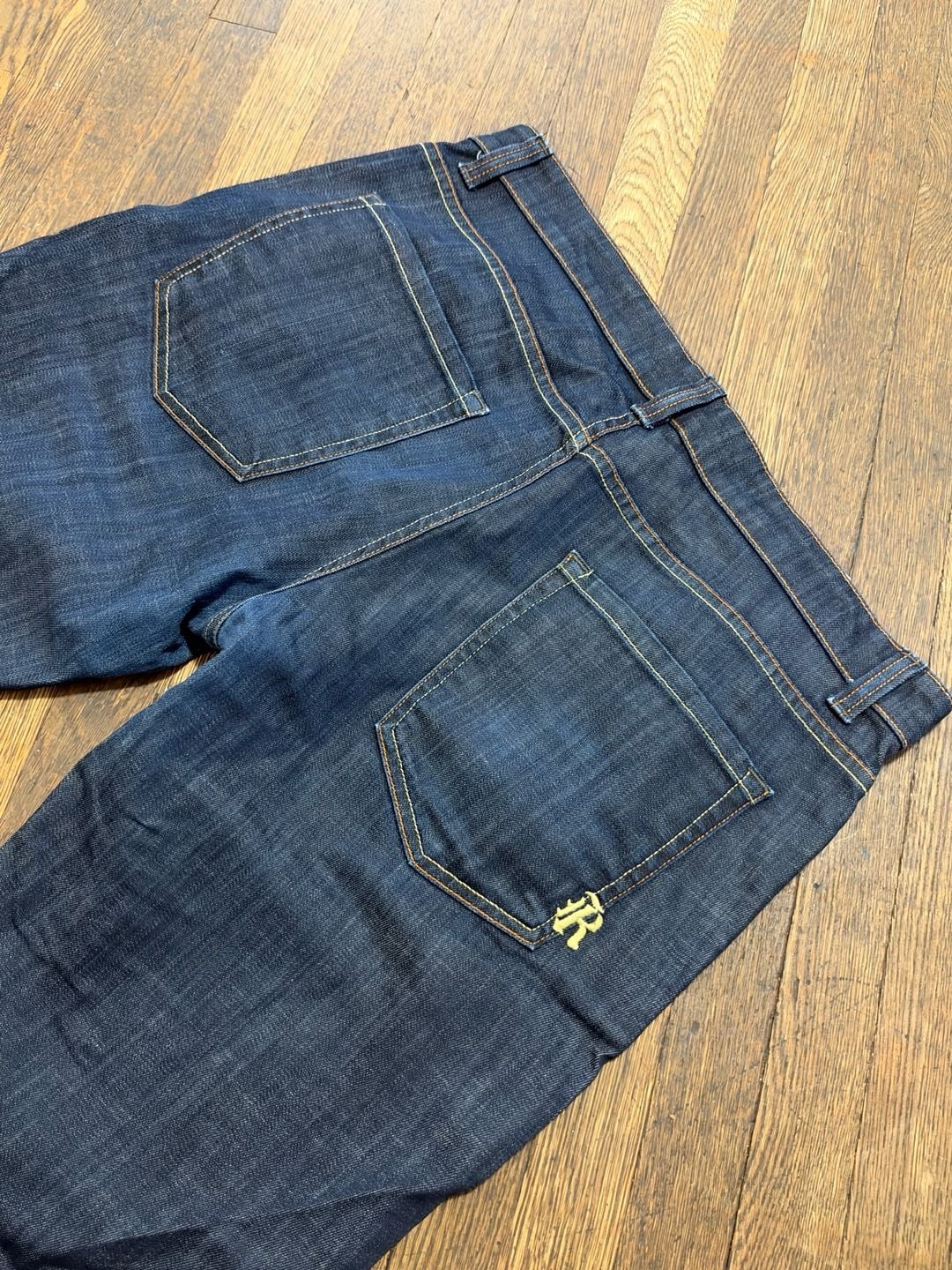 Rich & Skinny Black Jack Jeans Size 38 x 34 Dark Wash Denim 10