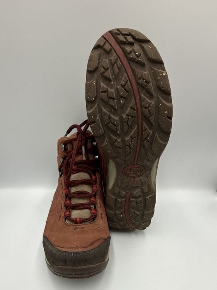 Chaco Hiking Boots Brown Leather Trail Shoes
Size 8
#877 8