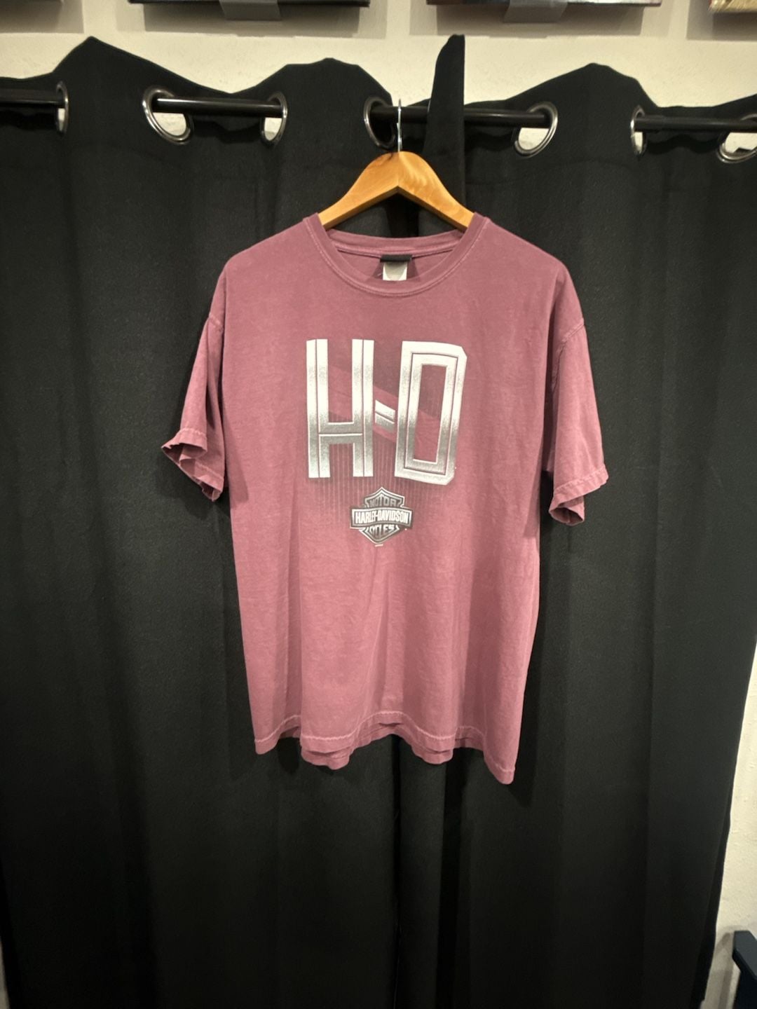 Harley-Davidson T-Shirt Size L Peterson's Miami Beach Florida Pink 2