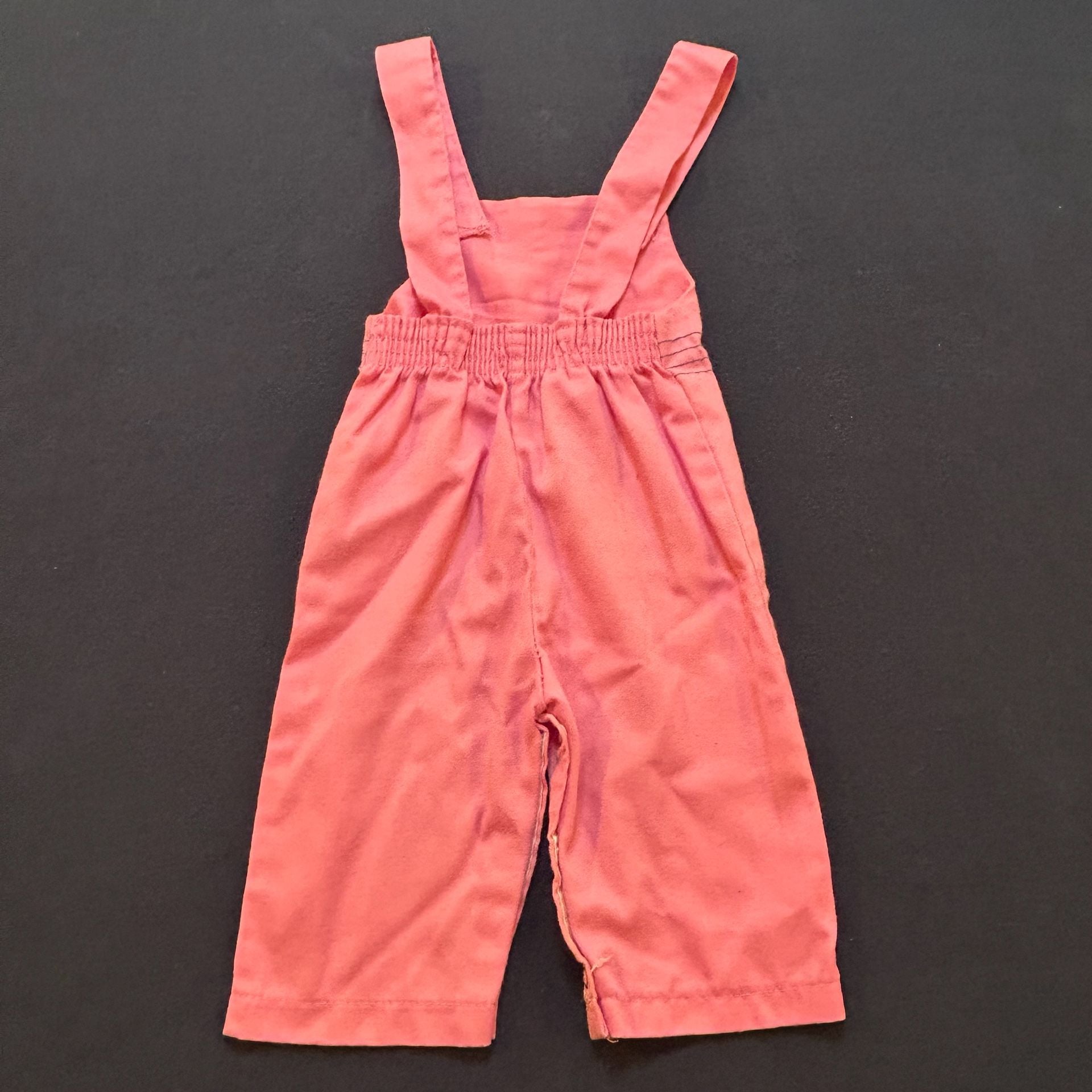 Bonton Pica Pink Cotton Dungaree Pink 4