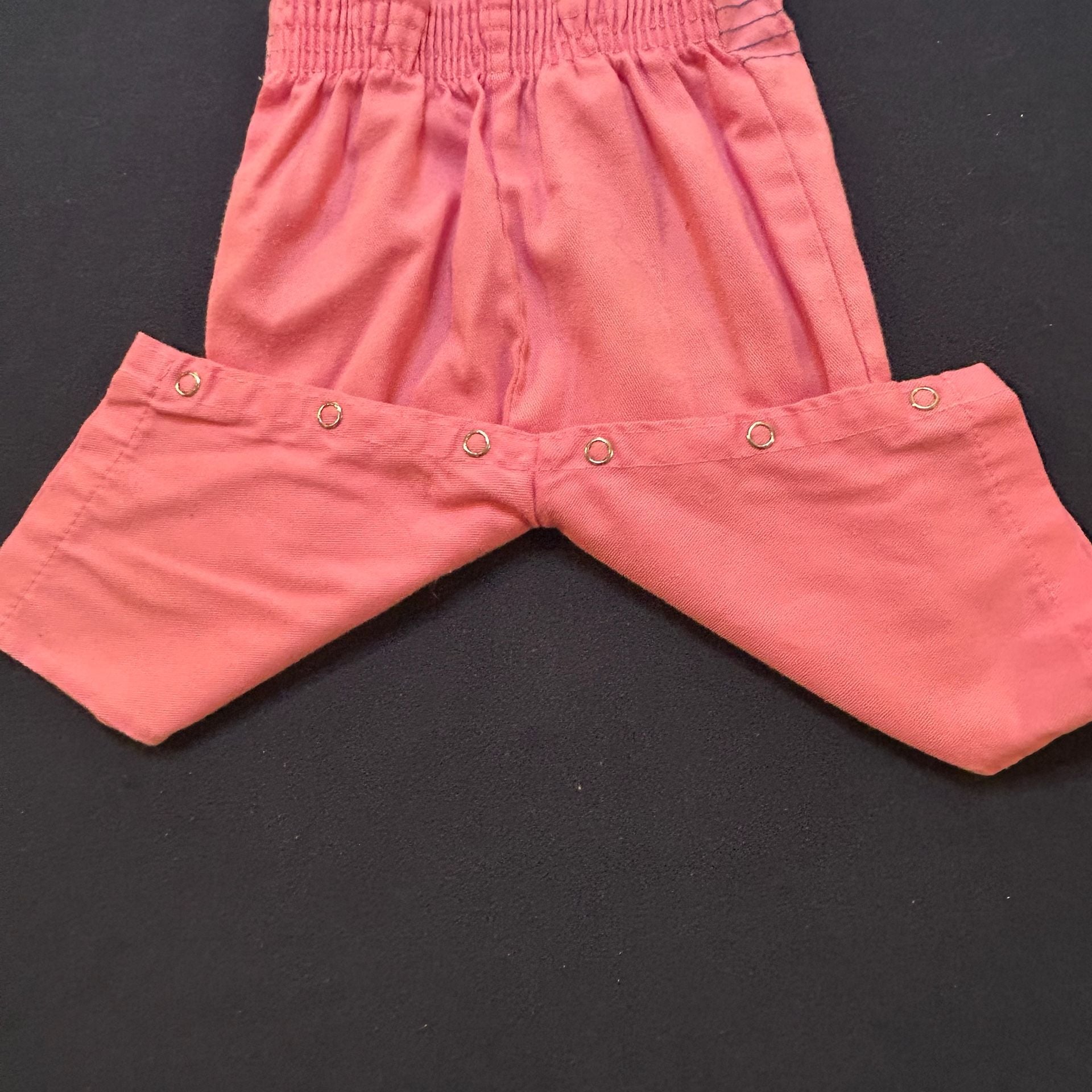 Bonton Pica Pink Cotton Dungaree Pink 5