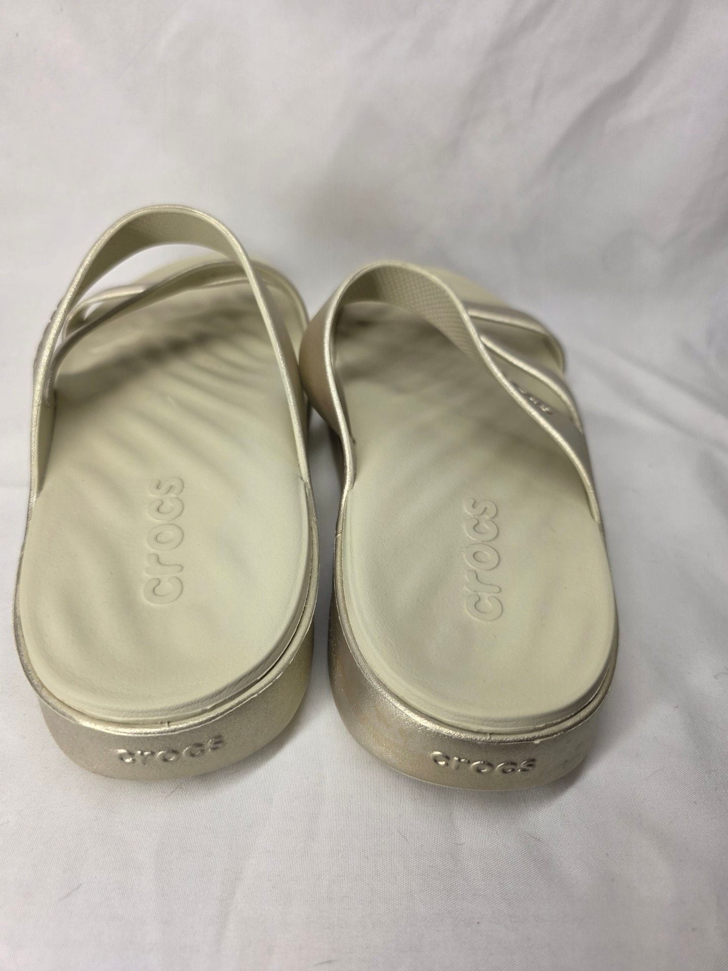 Crocs Getaway Strappy Metallic Sandal 4
