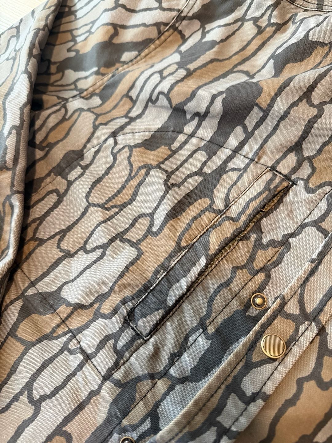 Brixton Builders Stretch Overshirt XL Bark Camo 5