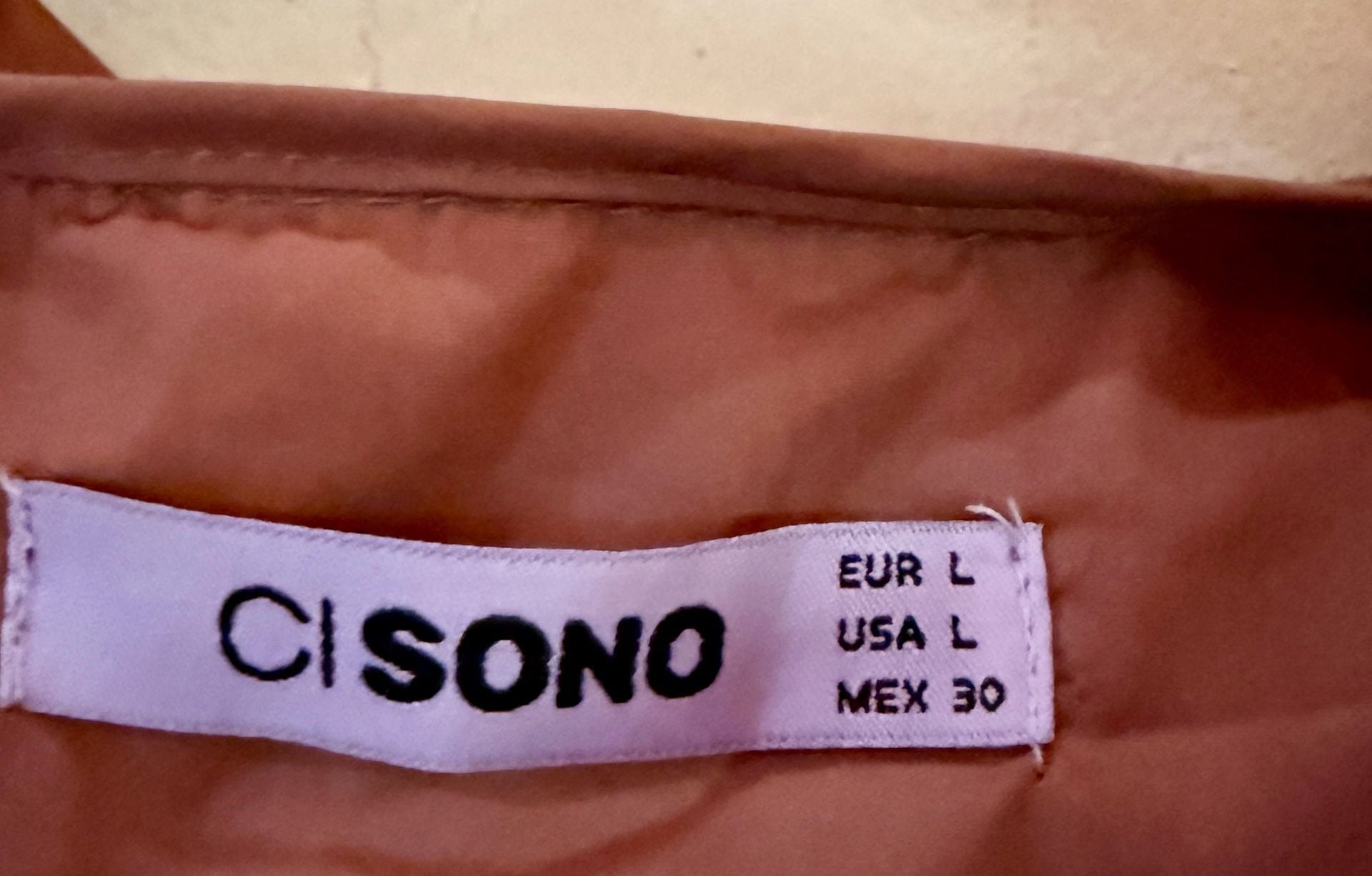 CI SONO Womens Large Dark Mauve Hooded Windbreaker Jacket Lightweight Cinch 6