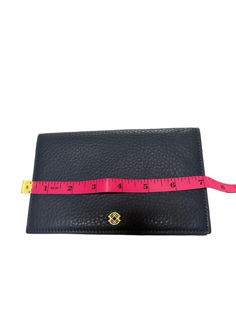 Dagne Dover Leather Bifold Wallet Blue 7