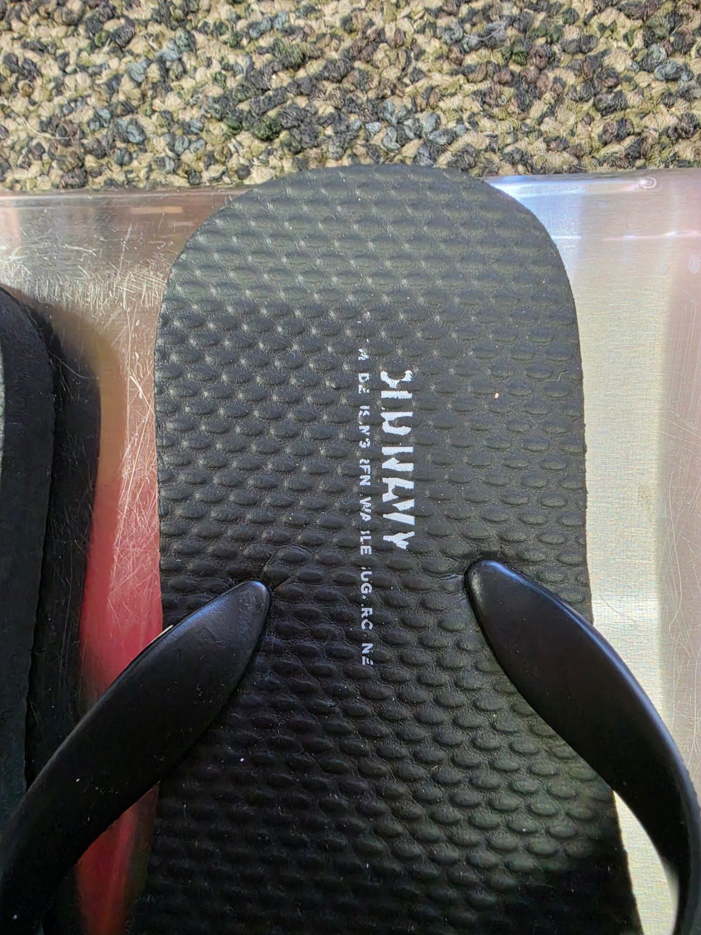 Old Navy Flip Flop Sandals Size 12-13 Black 3