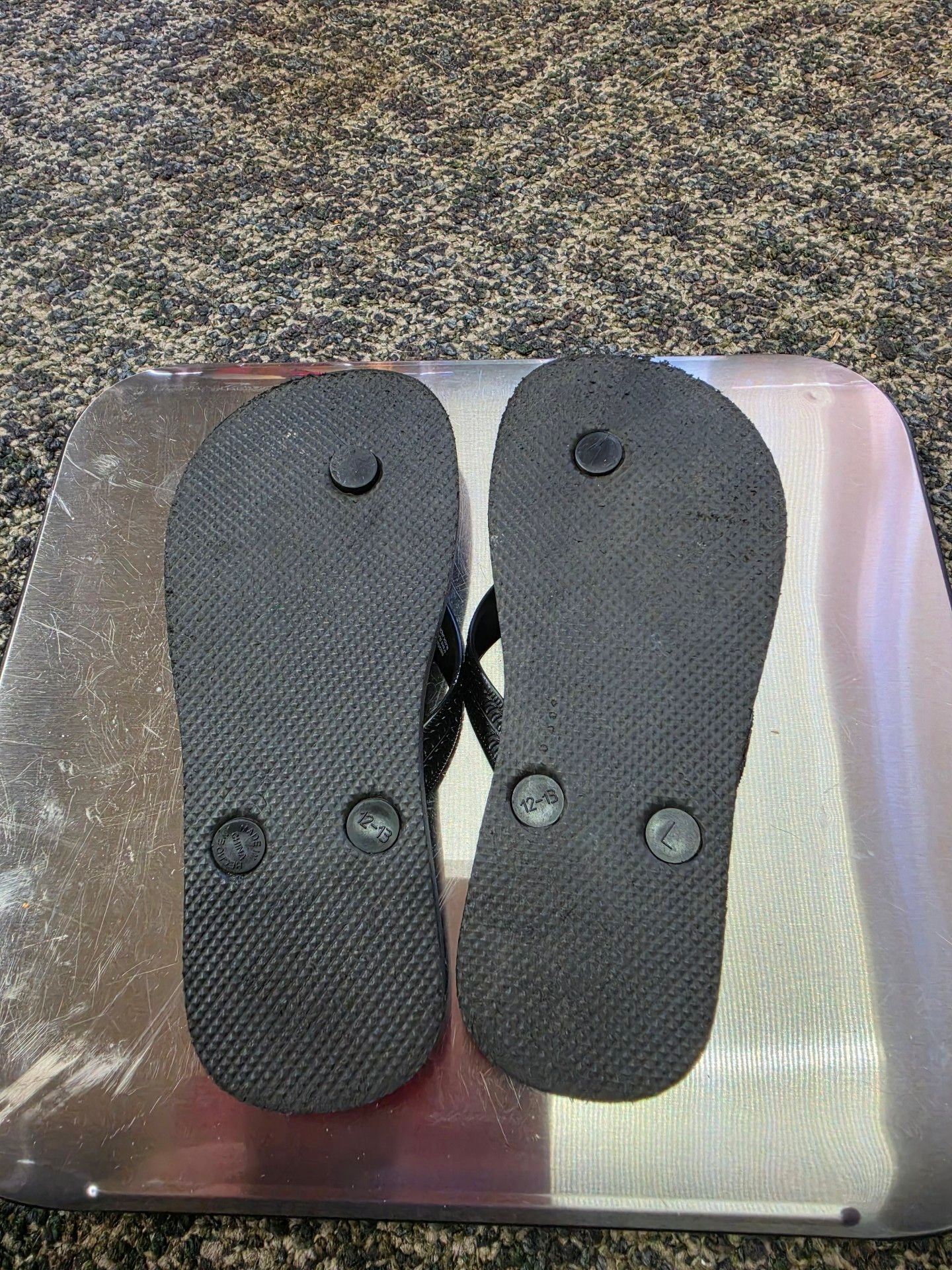Old Navy Flip Flop Sandals Size 12-13 Black 4