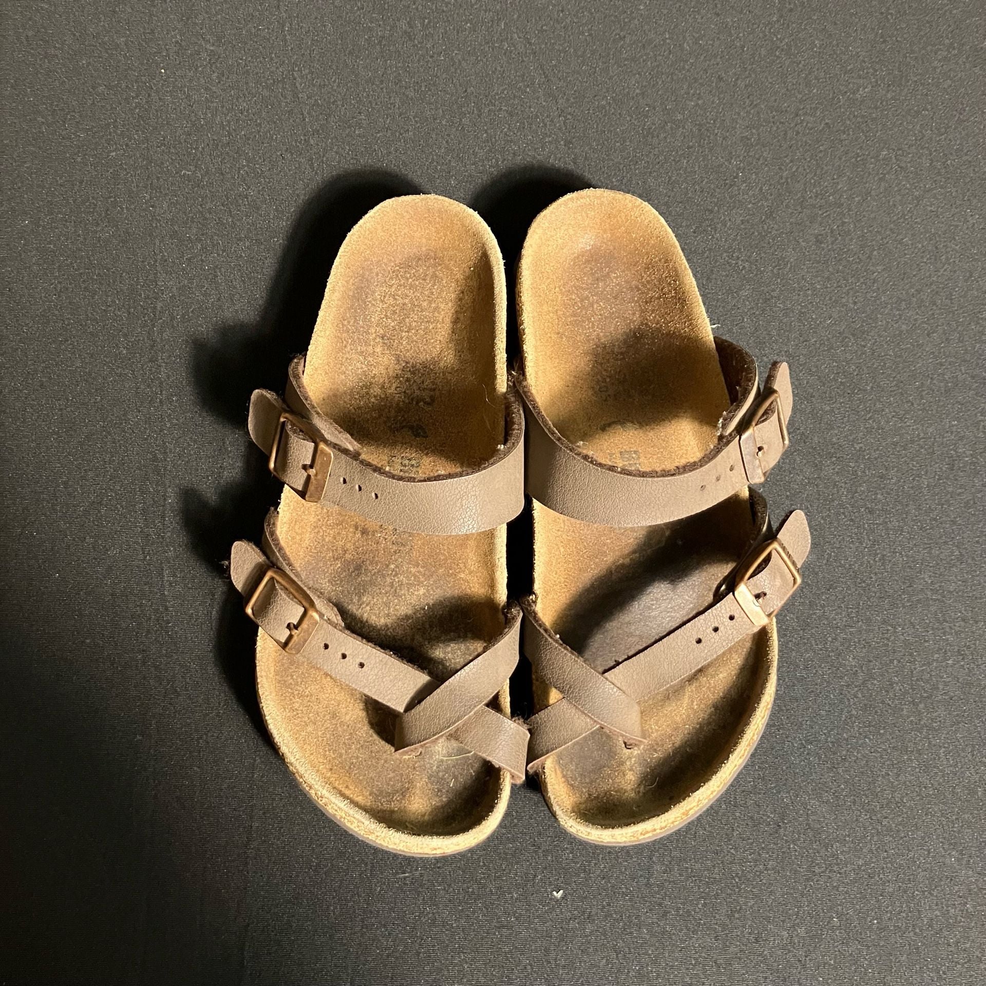 Birkenstock Kids Mayari Size 32 Brown Sandals 8