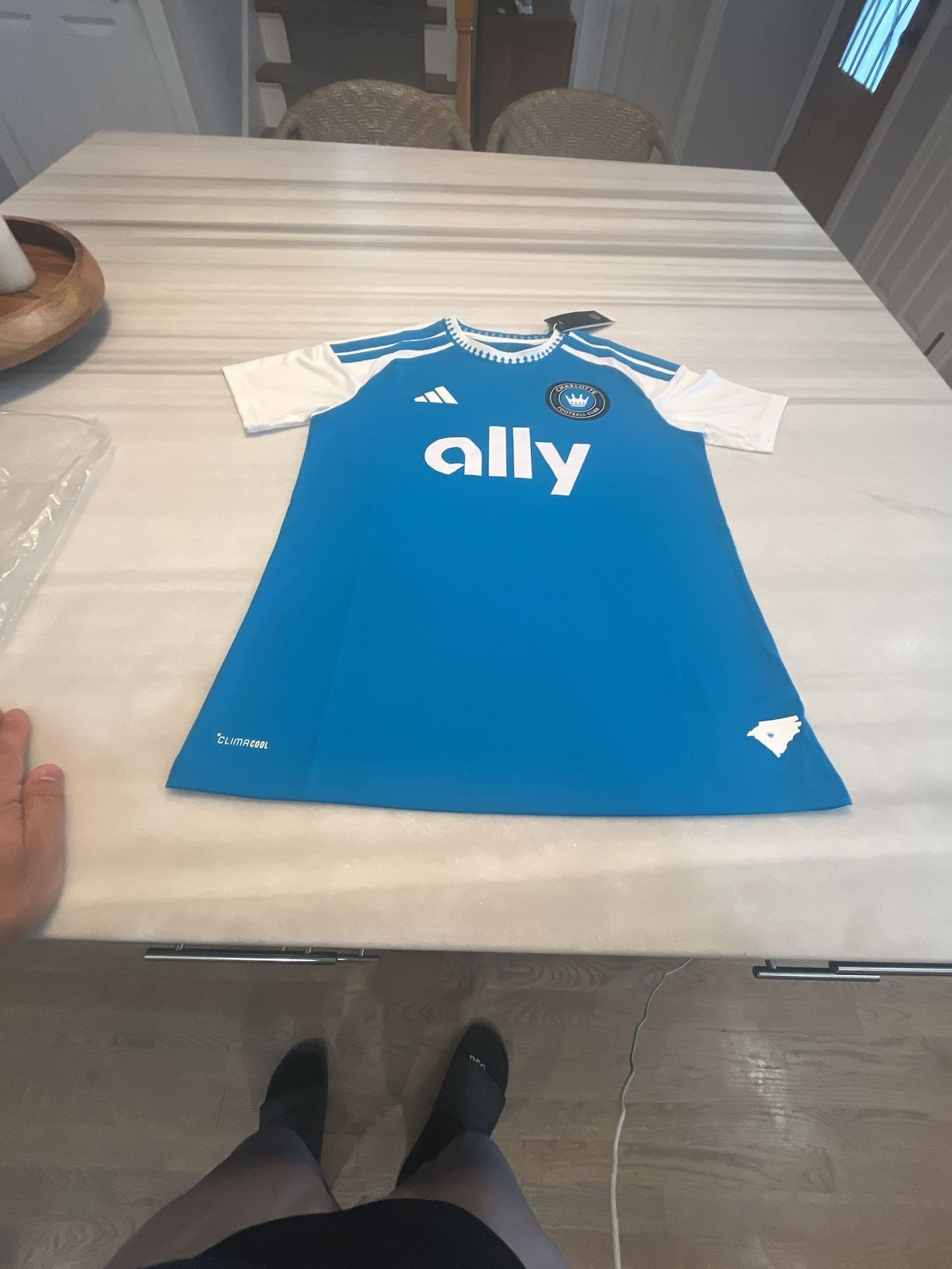 Adidas Charlotte FC Home Soccer Jersey Size M 2