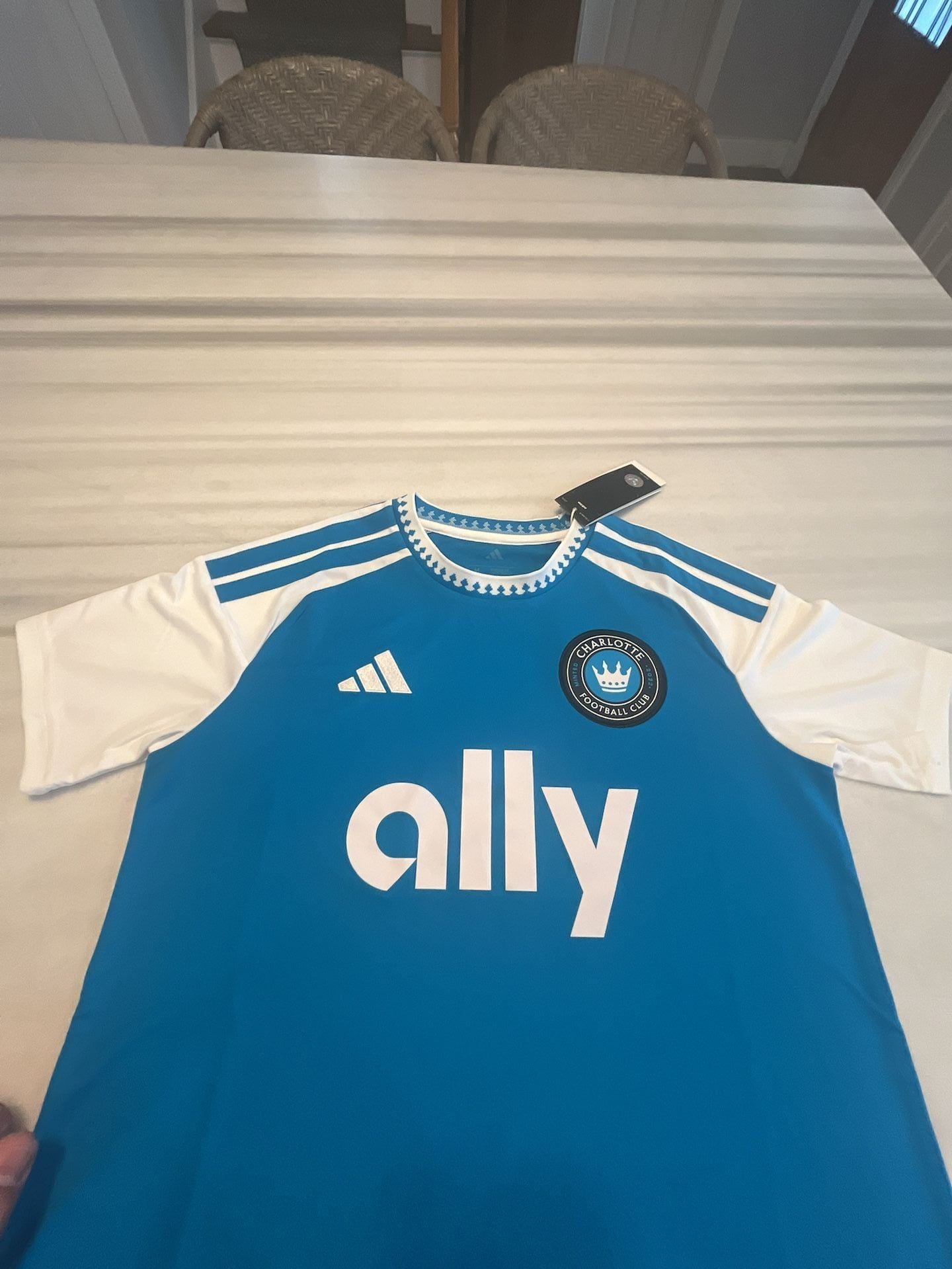 Adidas Charlotte FC Home Soccer Jersey Size M 6