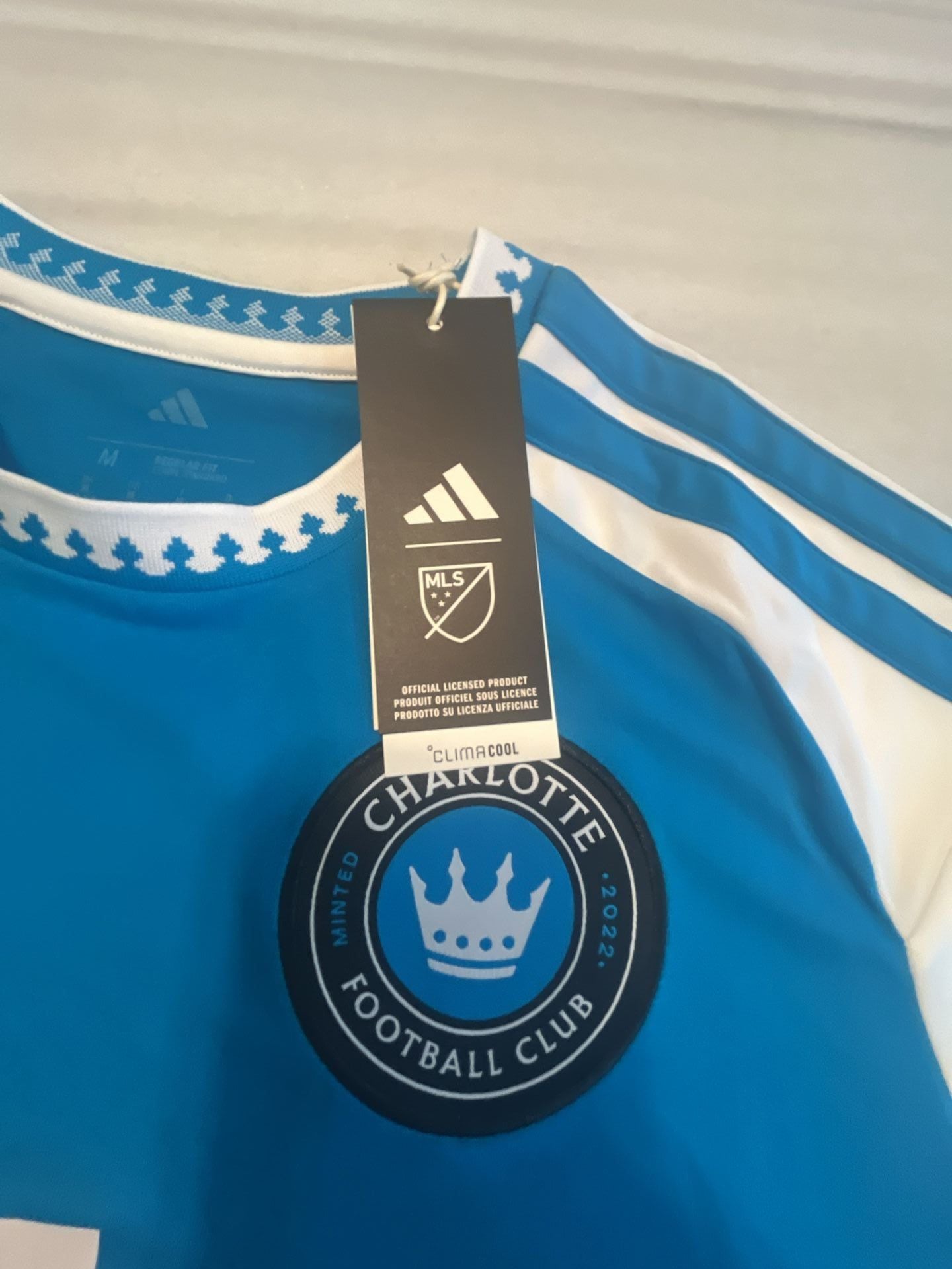 Adidas Charlotte FC Home Soccer Jersey Size M 7